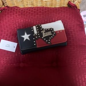 Texas Leather Wallet New With Tag